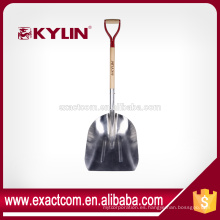 # 12 ALUMINIO SCOOP GARDEN SHOVEL CON ASH D-HANDLE